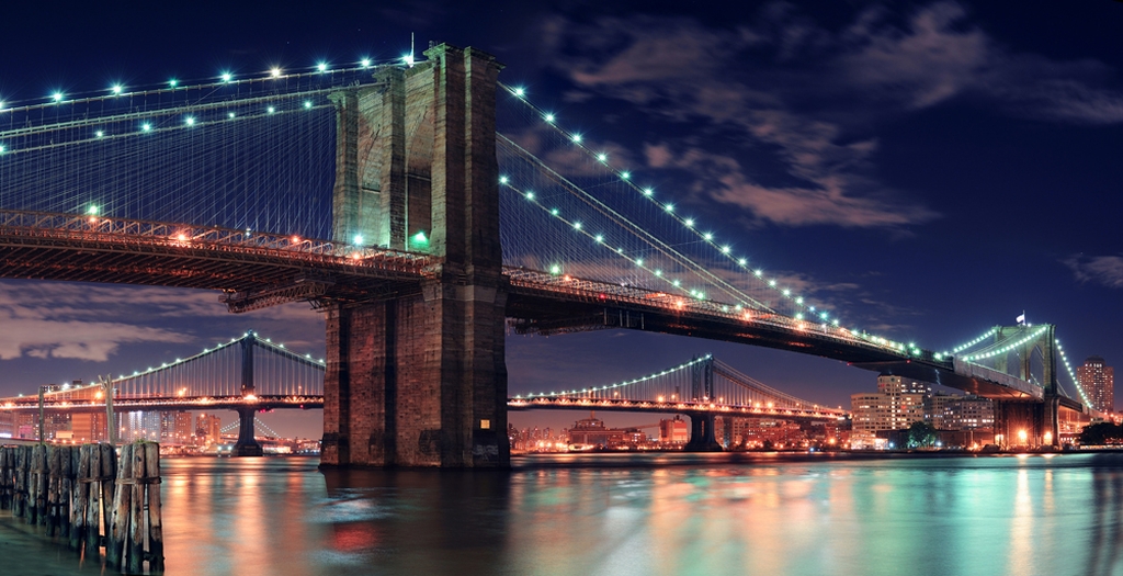 3D фотообои 3D Фотообои «Бруклинский мост» вид 1